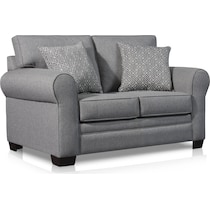 camila gray loveseat   