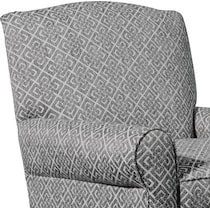 camila silver accent chair   