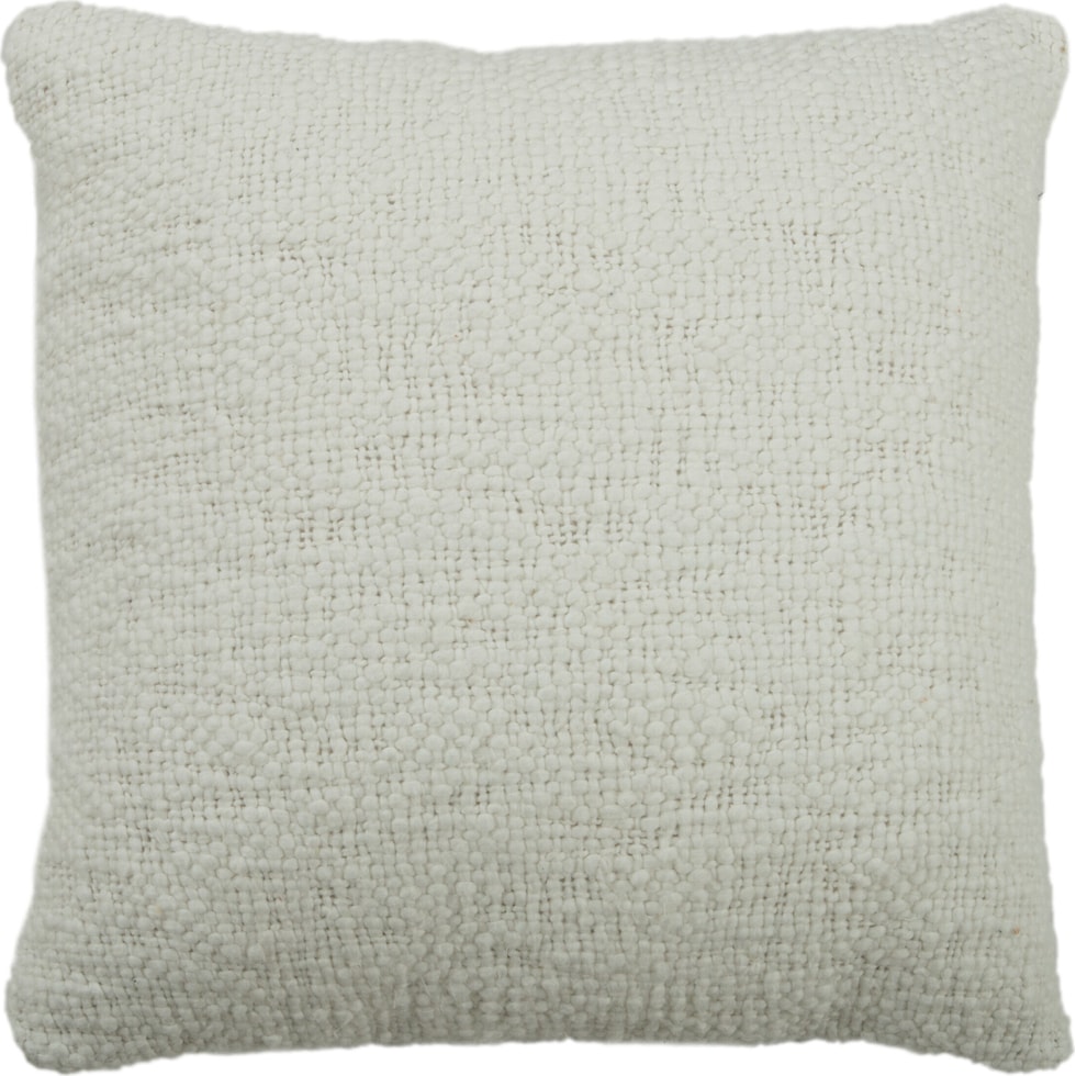 cammi white accent pillow   