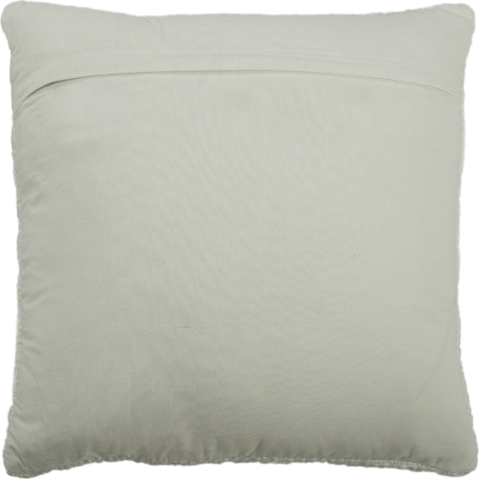 cammi white accent pillow   