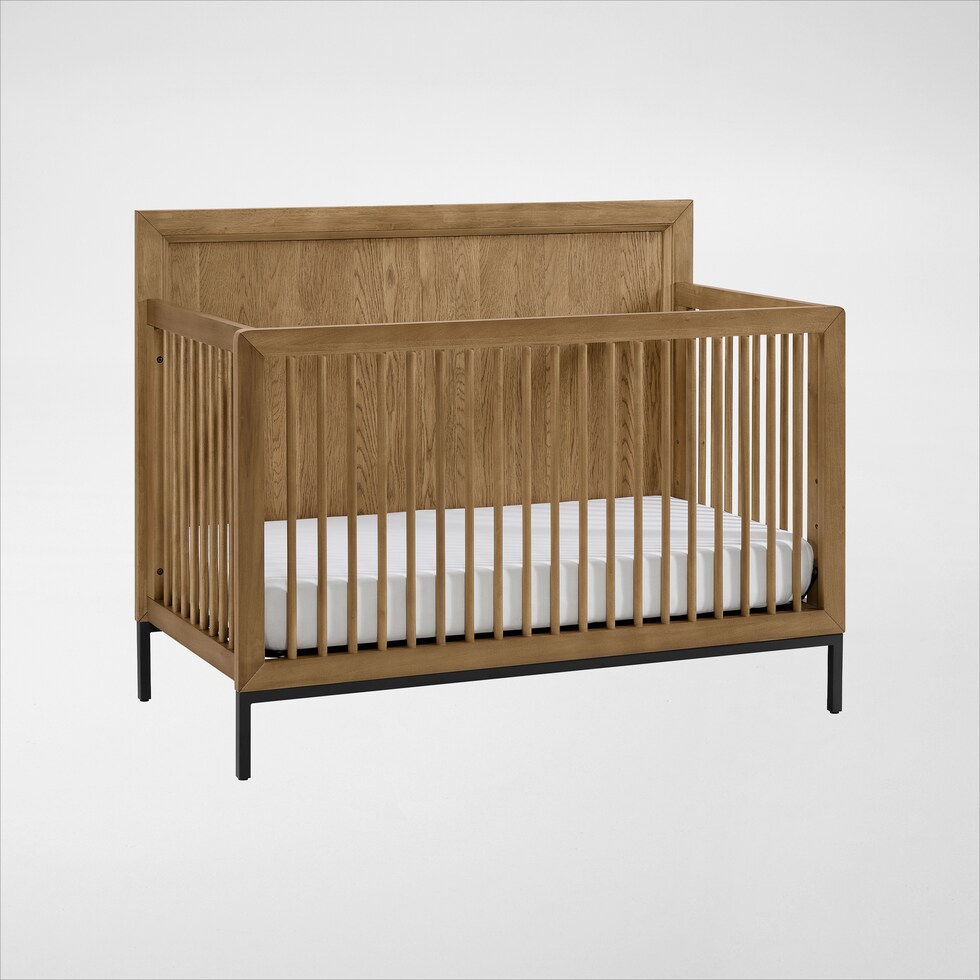 camryn light brown crib   