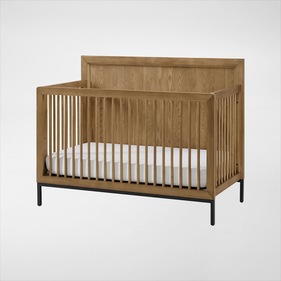 camryn light brown crib   