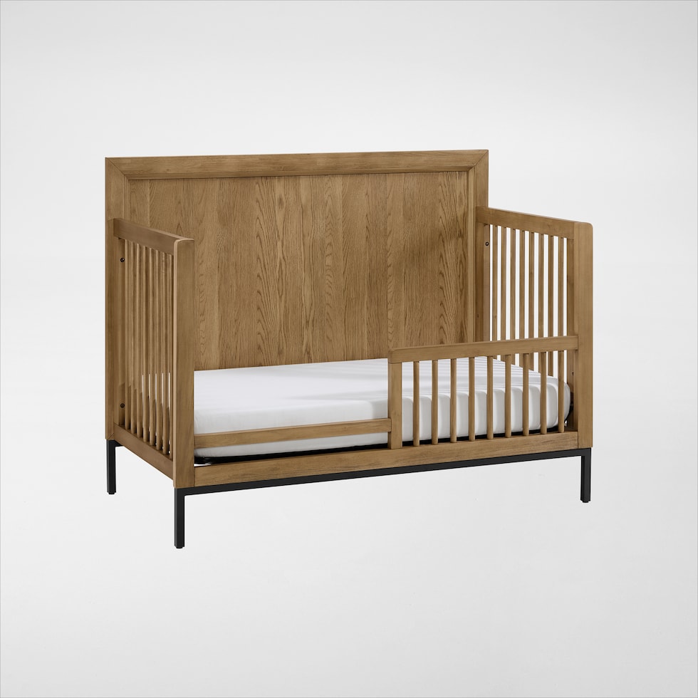 camryn light brown crib   