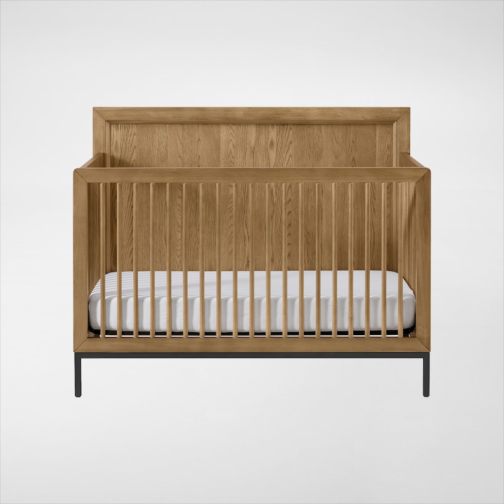 camryn light brown crib   