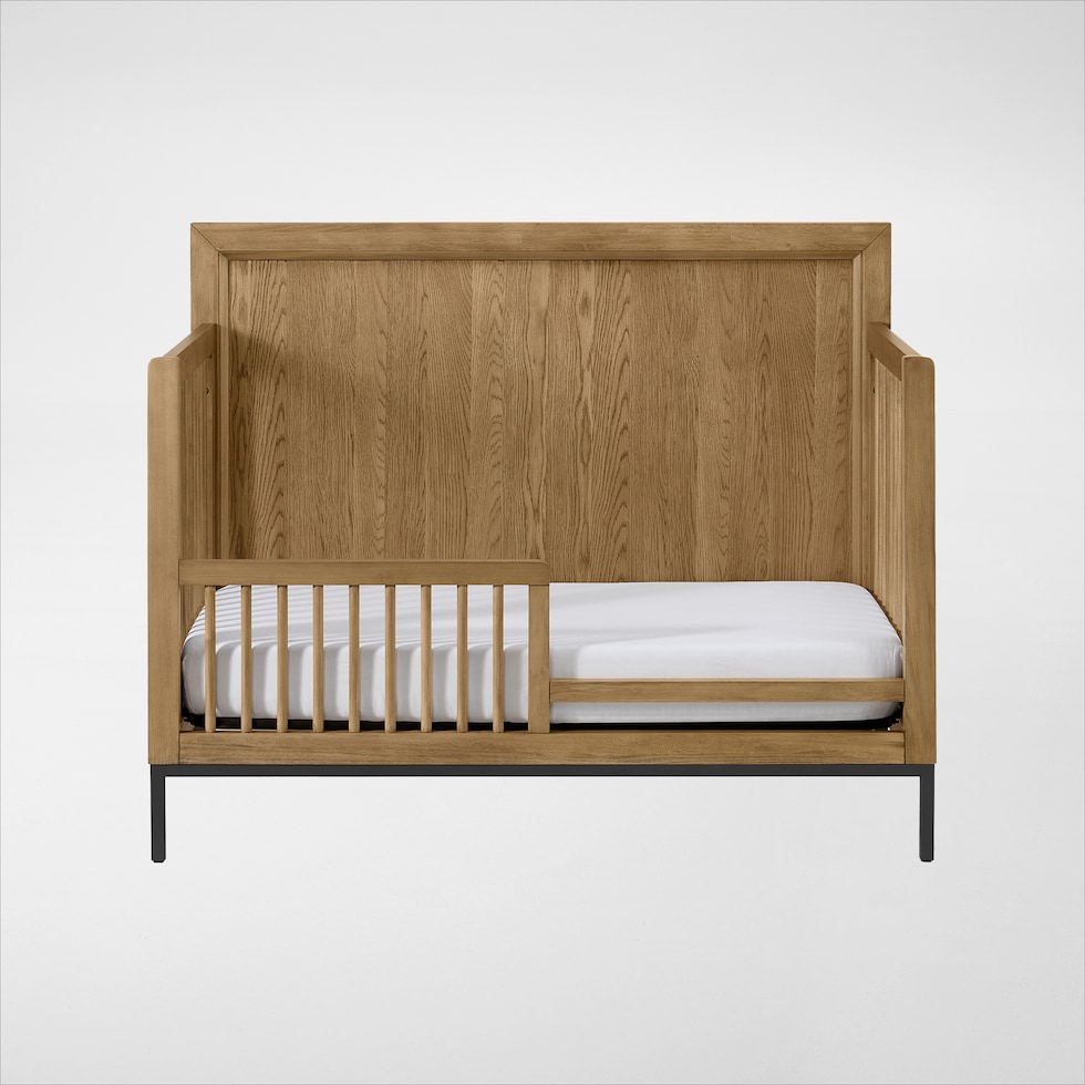 camryn light brown crib   