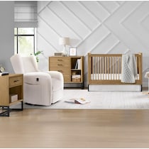 camryn light brown crib   