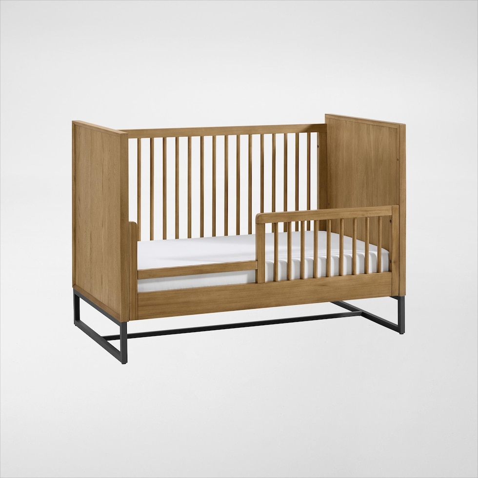 camryn light brown crib   