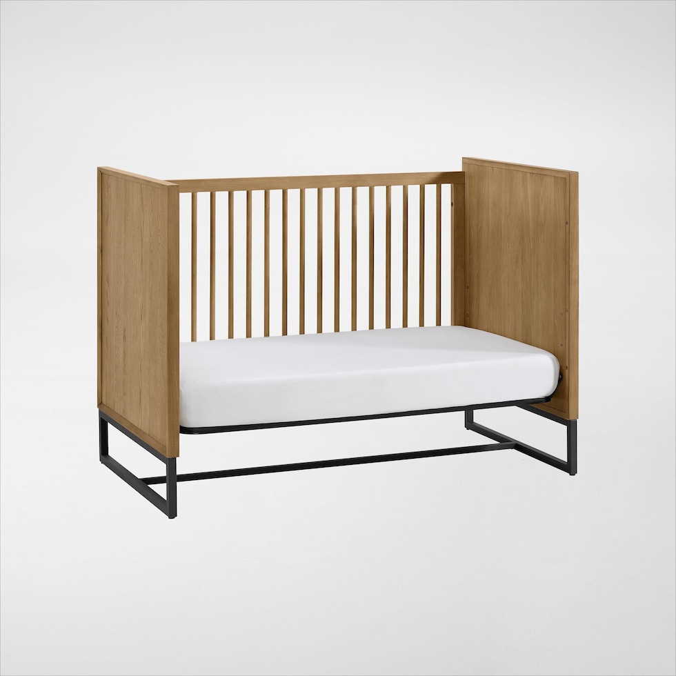camryn light brown crib   