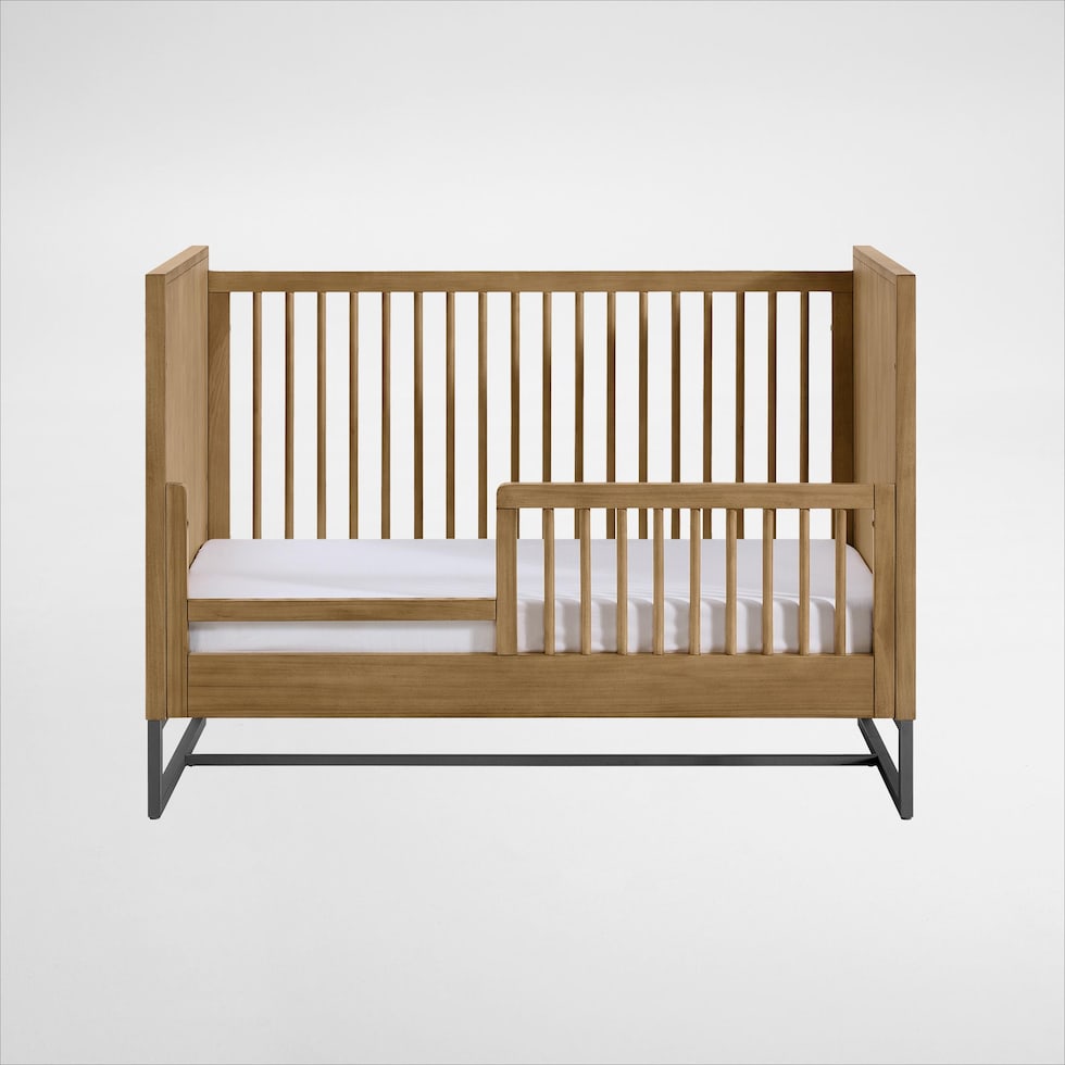 camryn light brown crib   