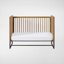 camryn light brown crib   