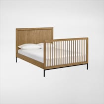 camryn light brown crib   