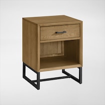 camryn light brown nightstand   