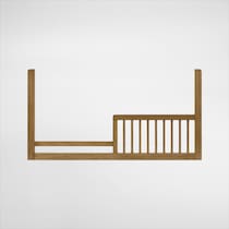 camryn light brown toddler rail   