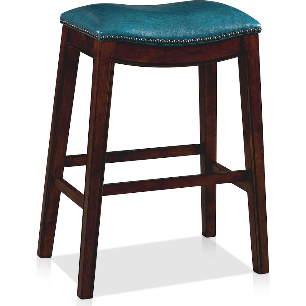 canby blue bar stool   