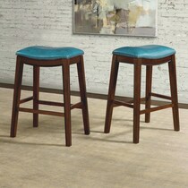 canby blue bar stool   