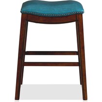 canby blue bar stool   