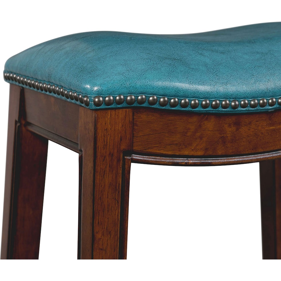 canby blue bar stool   