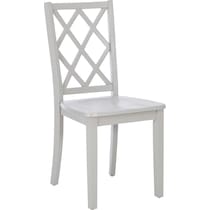 candice gray dining chair   
