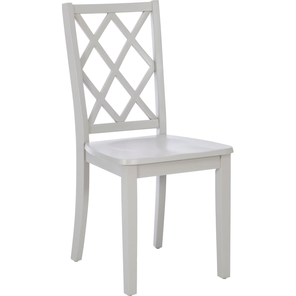 candice gray dining chair   