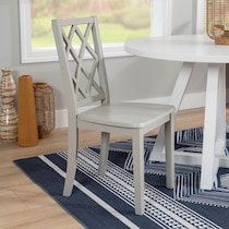 candice gray dining chair   