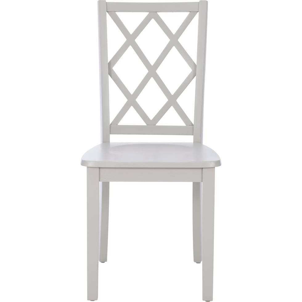 candice gray dining chair   
