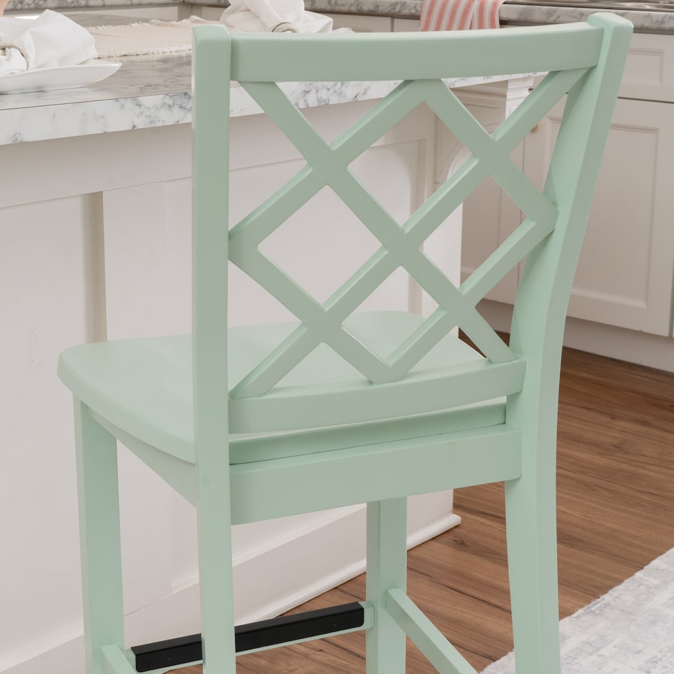 candice green counter height stool   