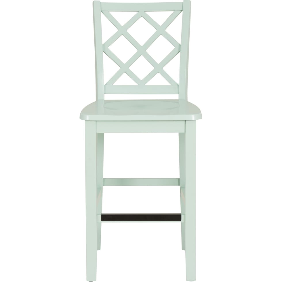 candice green counter height stool   