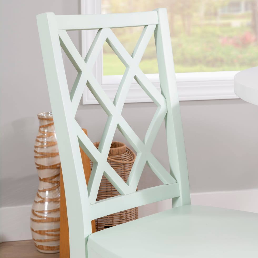 candice green dining chair   