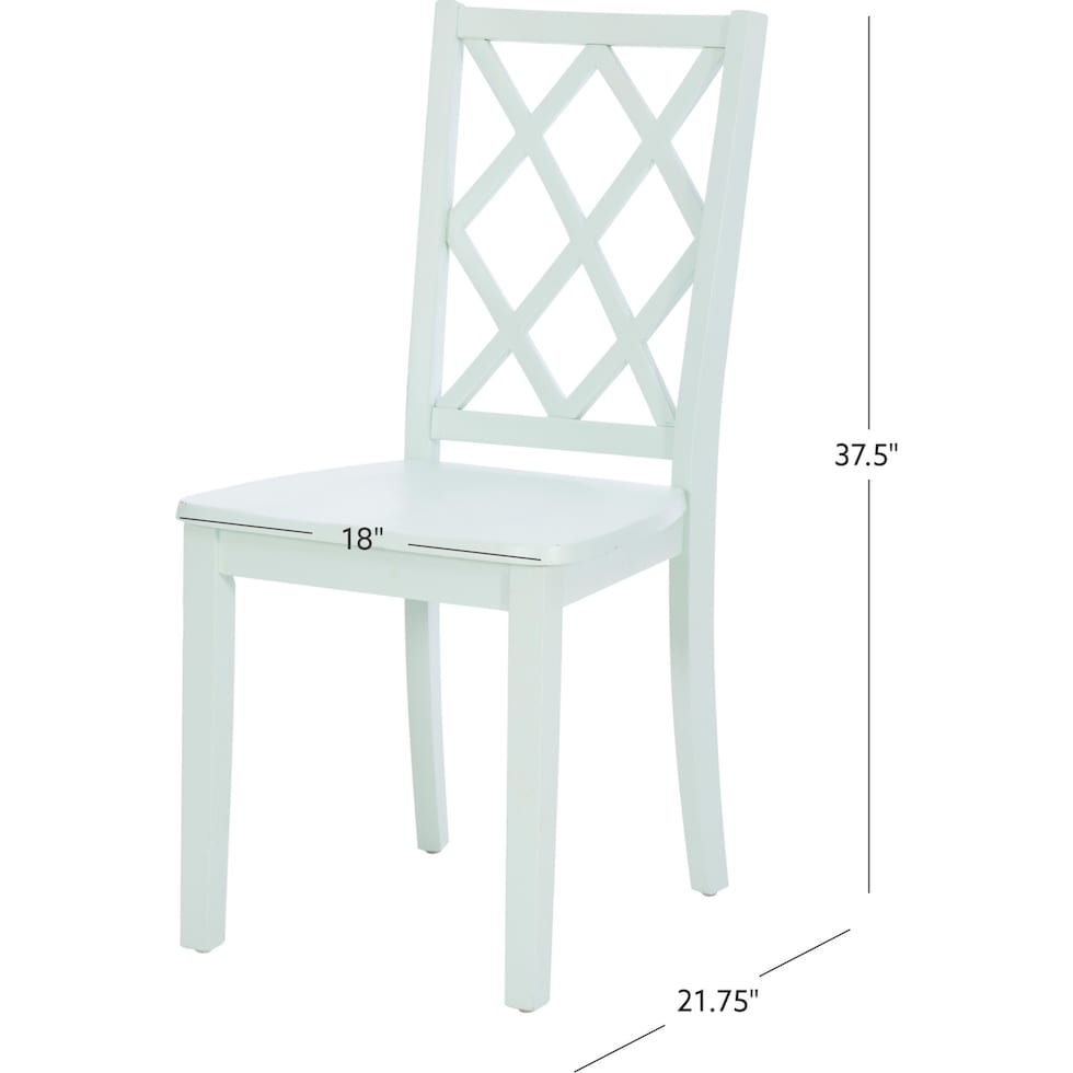 candice green dining chair   