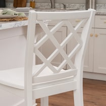 candice white counter height stool   