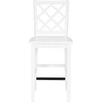 candice white counter height stool   