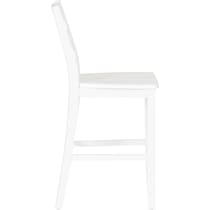 candice white counter height stool   