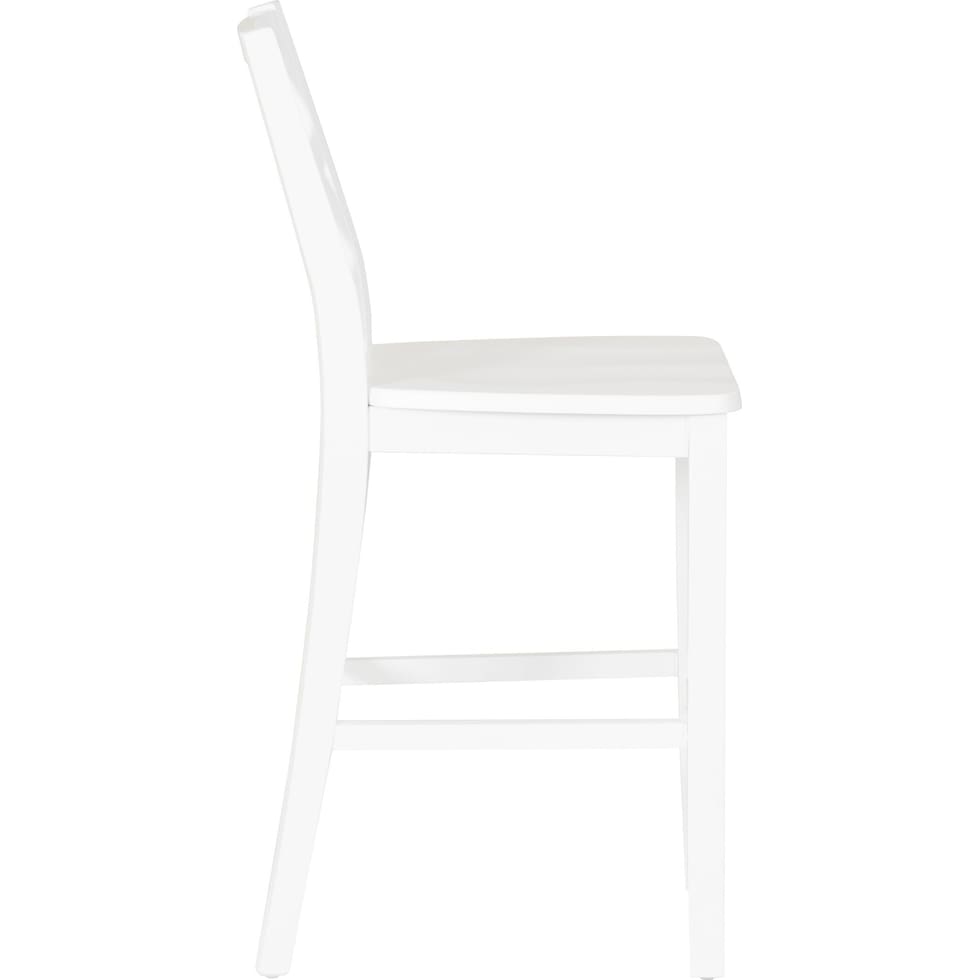 candice white counter height stool   