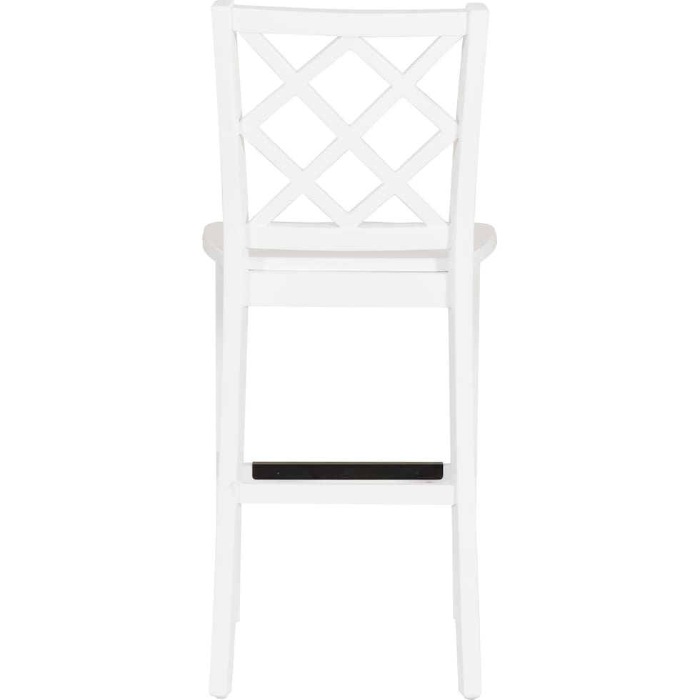 candice white counter height stool   