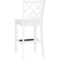 candice white counter height stool   