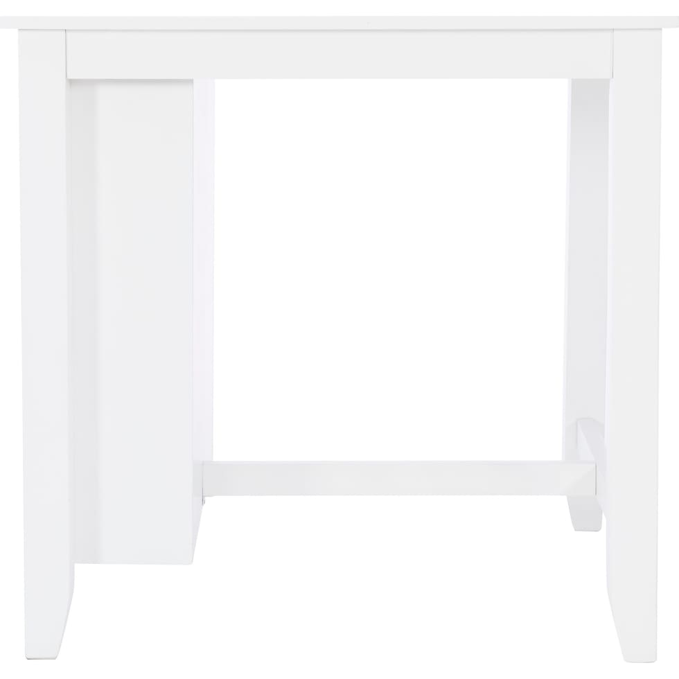 candice white counter height table   