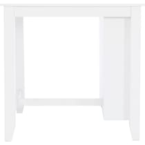 candice white counter height table   