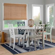 candice white dining chair   