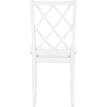 candice white dining chair   