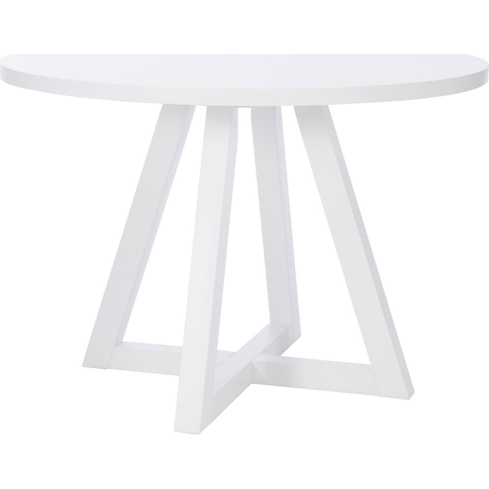 candice white dining table   