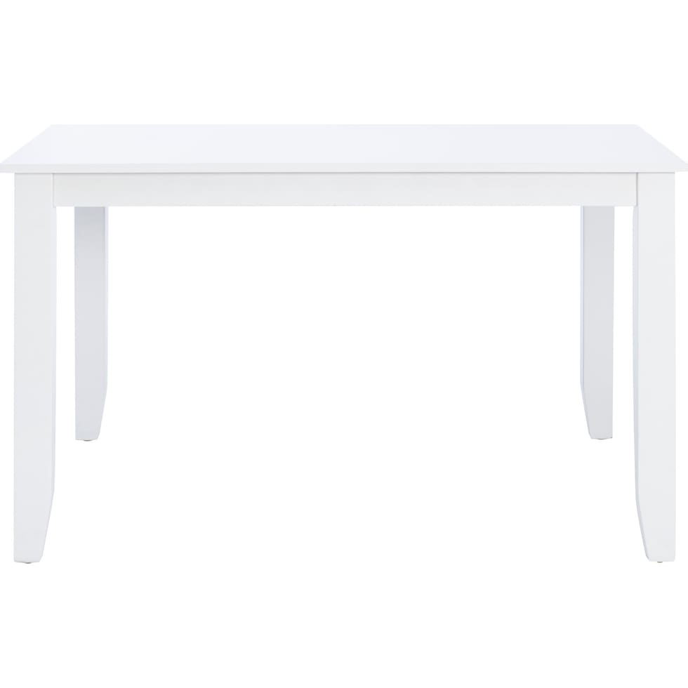 candice white dining table   