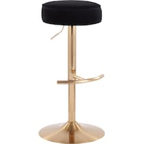 cannes black bar stool   