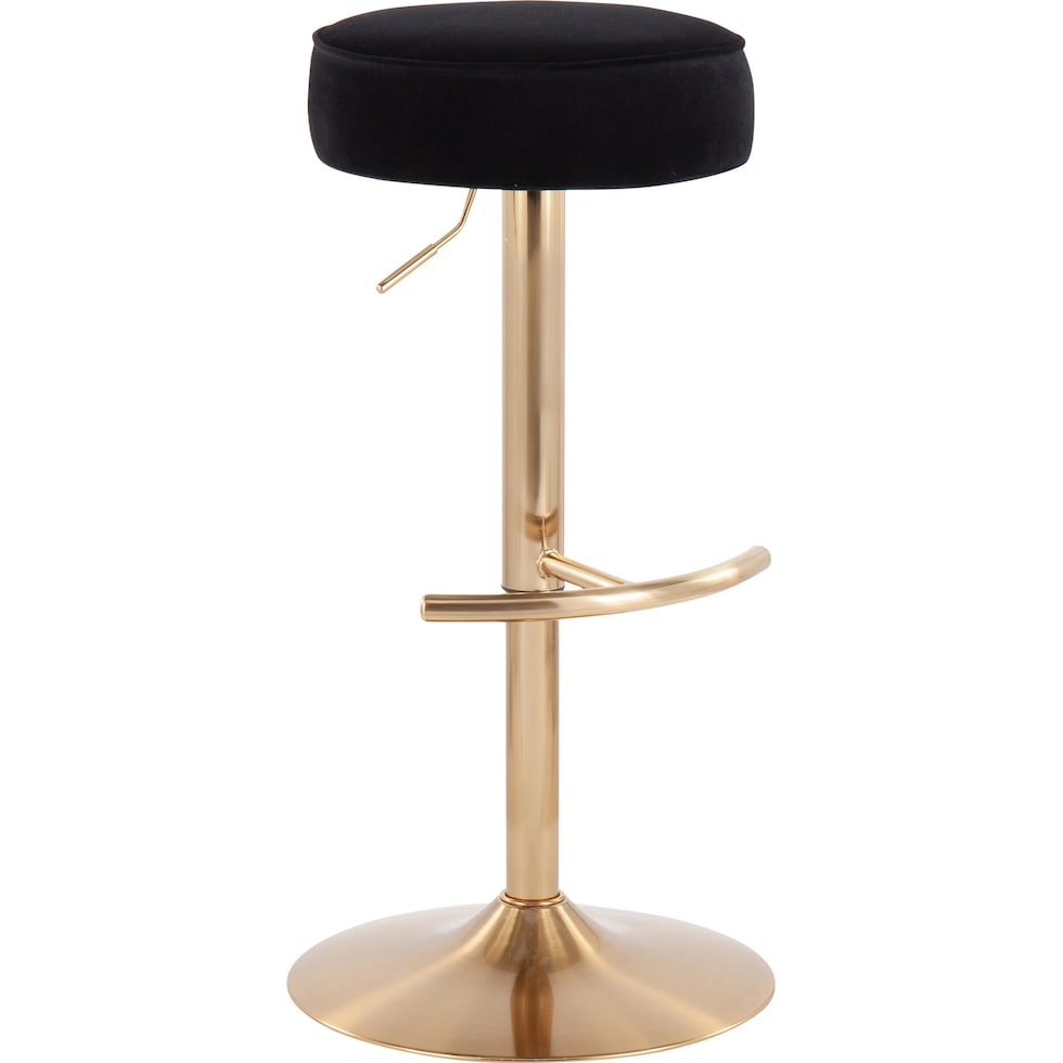 cannes black bar stool   