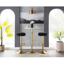 cannes black bar stool   