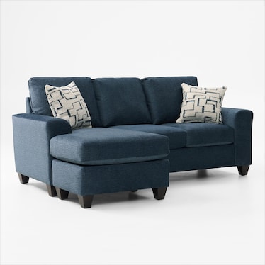 Canyon Sofa with Reversible Chaise and Swivel Chair Set