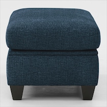 canyon blue ottoman   