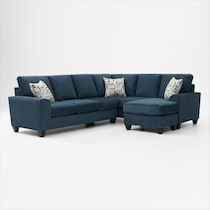 canyon blue sectional   