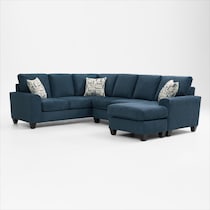 canyon blue sectional   