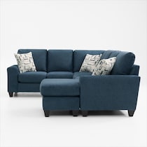 canyon blue sectional   