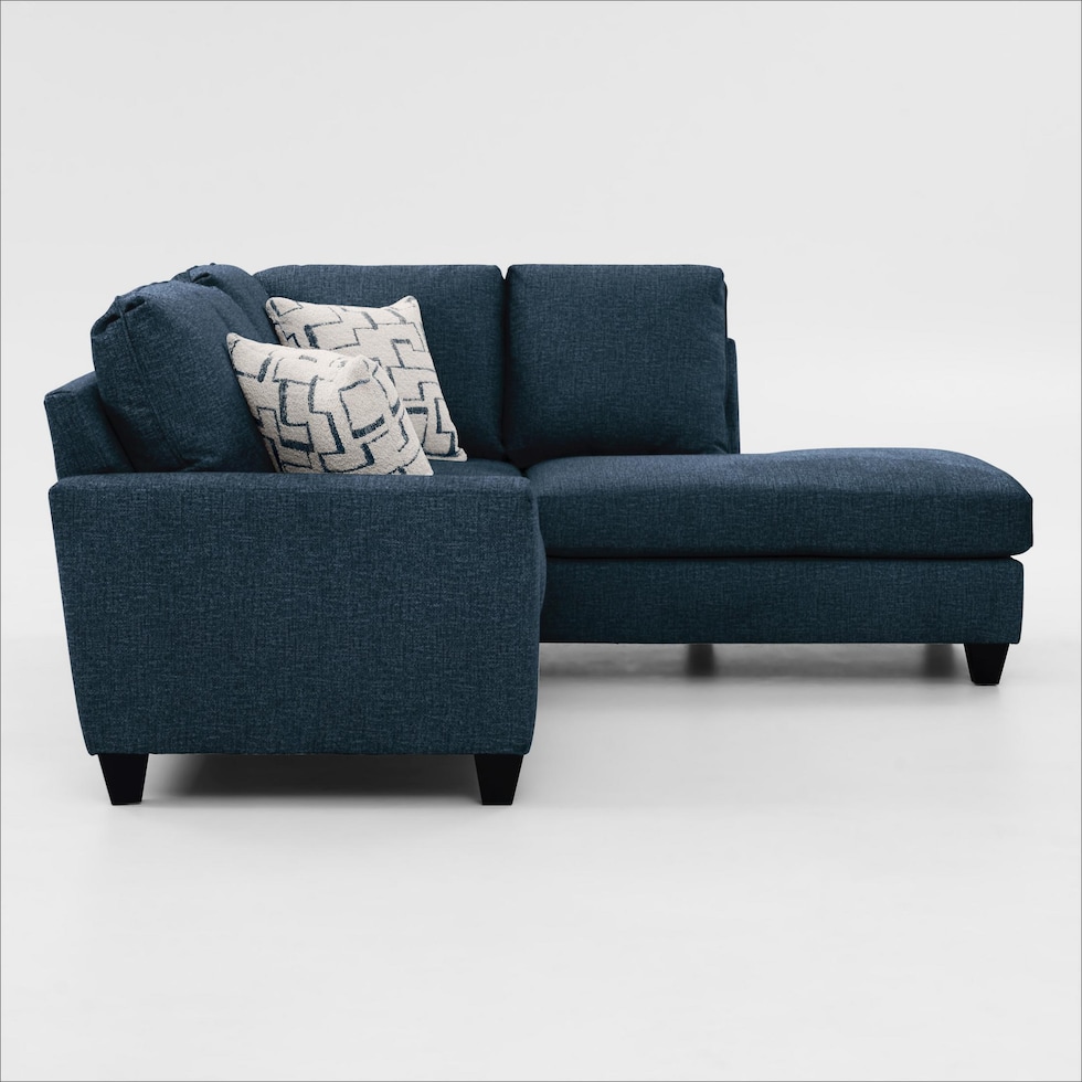 canyon blue sectional   